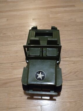 1973 Carolina Enterprises Empire Army Jeep Vintage Plastic Toy